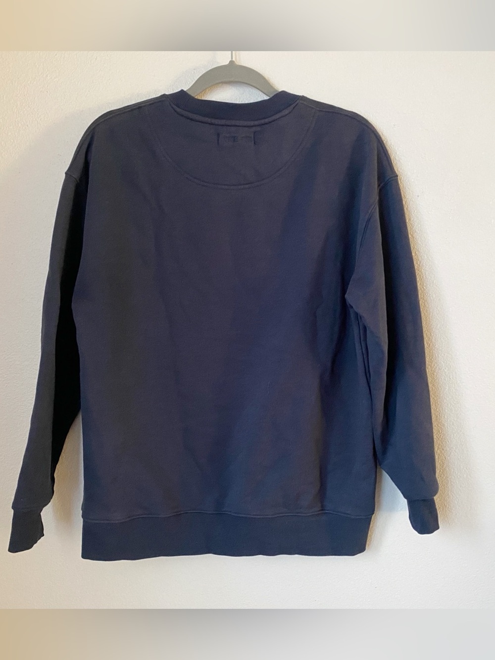 Anine Bing Sport Size Small Tyler Sweatshirt in Pacific Blue Comfy Lounge - Picture 3 of 10